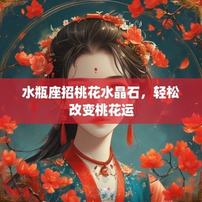 水瓶座招桃花水晶石，轻松改变桃花运