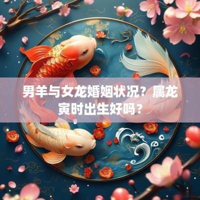 男羊与女龙婚姻状况？属龙寅时出生好吗？