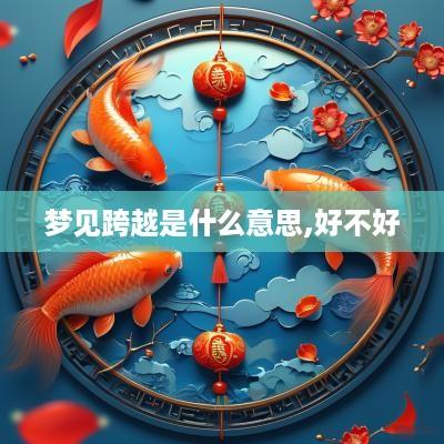 梦见跨越是什么意思,好不好