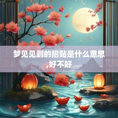 梦见见到的招贴是什么意思,好不好