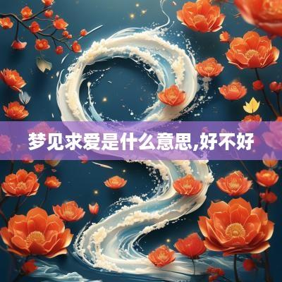 梦见求爱是什么意思,好不好
