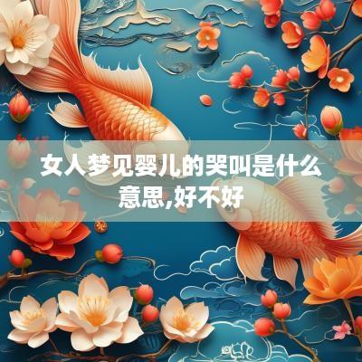 女人梦见婴儿的哭叫是什么意思,好不好