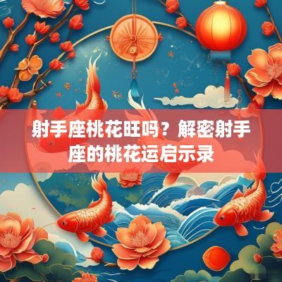 射手座桃花旺吗？解密射手座的桃花运启示录