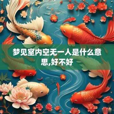 梦见室内空无一人是什么意思,好不好