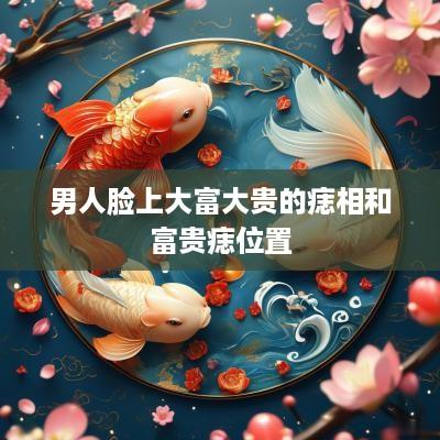 男人脸上大富大贵的痣相和富贵痣位置