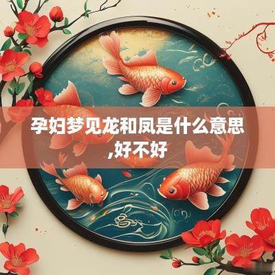 孕妇梦见龙和凤是什么意思,好不好