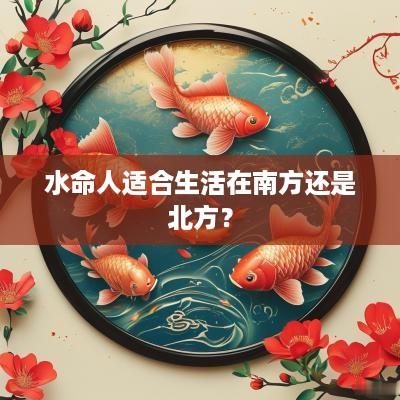 水命人适合生活在南方还是北方？