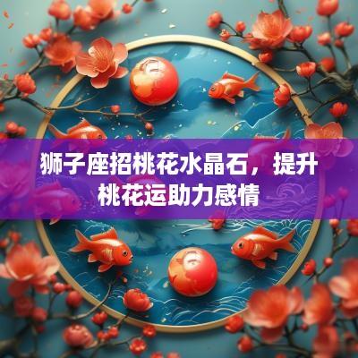 狮子座招桃花水晶石，提升桃花运助力感情