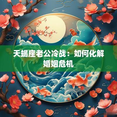 天蝎座老公冷战：如何化解婚姻危机