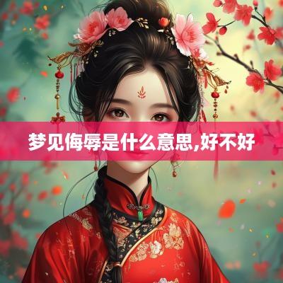 梦见侮辱是什么意思,好不好
