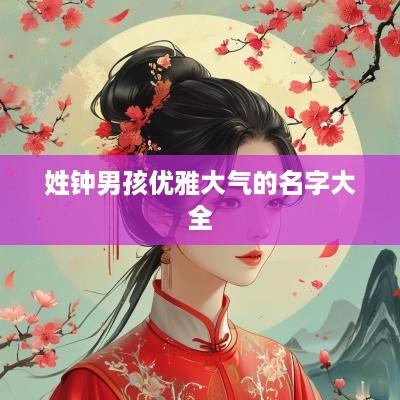 姓钟男孩优雅大气的名字大全