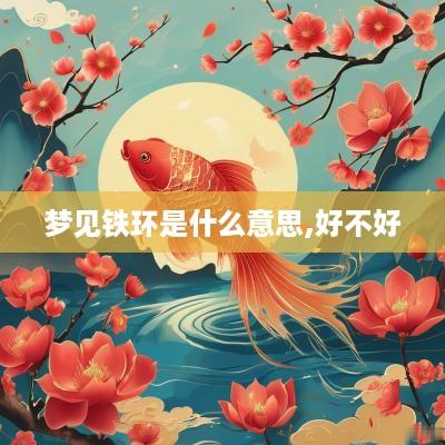 梦见铁环是什么意思,好不好