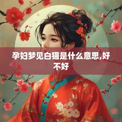 孕妇梦见白猫是什么意思,好不好