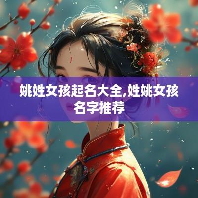 姚姓女孩起名大全,姓姚女孩名字推荐
