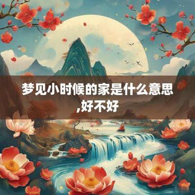 梦见小时候的家是什么意思,好不好