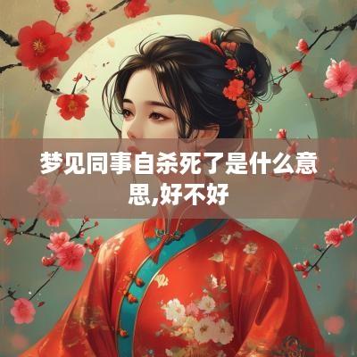 梦见同事自杀死了是什么意思,好不好