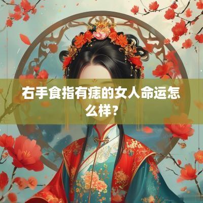 右手食指有痣的女人命运怎么样？