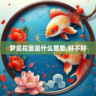梦见花蕾是什么意思,好不好