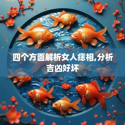 四个方面解析女人痣相,分析吉凶好坏