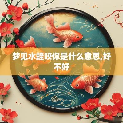 梦见水蛭咬你是什么意思,好不好
