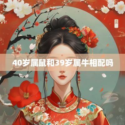 40岁属鼠和39岁属牛相配吗