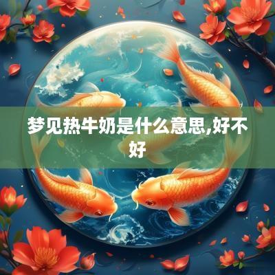 梦见热牛奶是什么意思,好不好