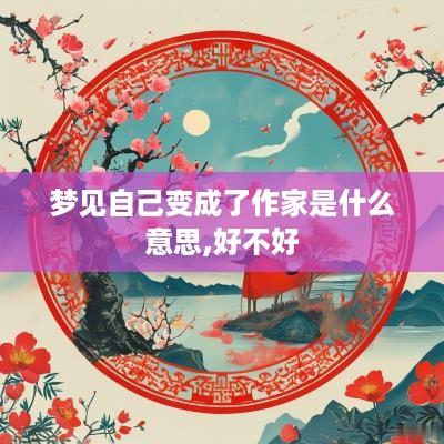 梦见自己变成了作家是什么意思,好不好