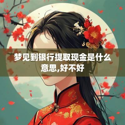 梦见到银行提取现金是什么意思,好不好
