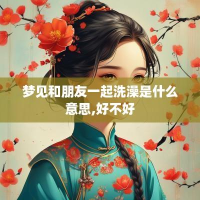 梦见和朋友一起洗澡是什么意思,好不好