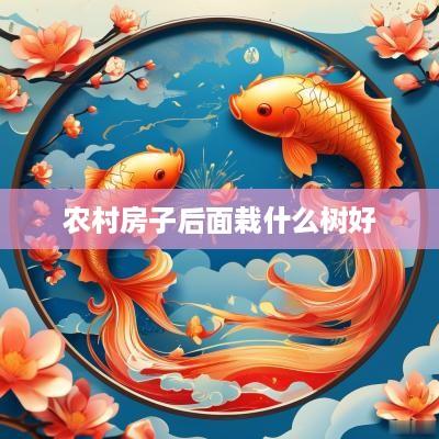 农村房子后面栽什么树好