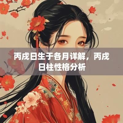 丙戌日生于各月详解，丙戌日柱性格分析