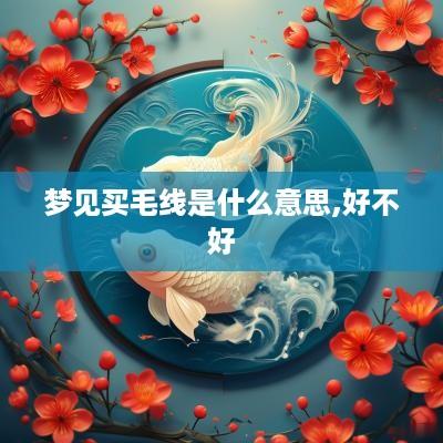 梦见买毛线是什么意思,好不好
