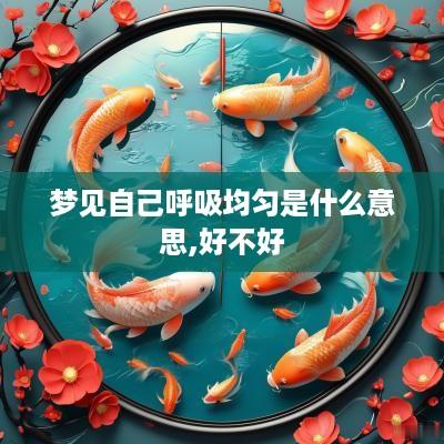 梦见自己呼吸均匀是什么意思,好不好