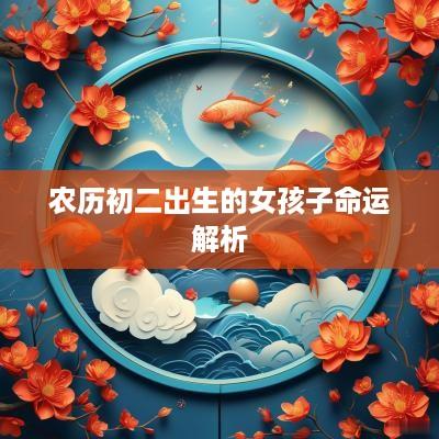 农历初二出生的女孩子命运解析