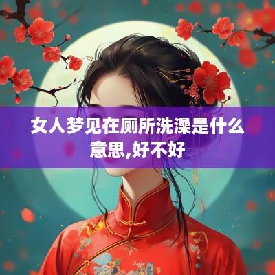 女人梦见在厕所洗澡是什么意思,好不好