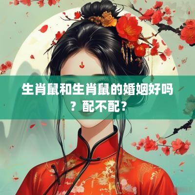 生肖鼠和生肖鼠的婚姻好吗？配不配？
