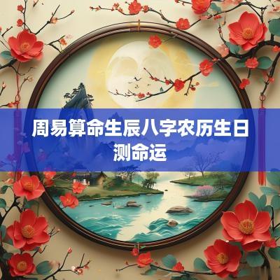 周易算命生辰八字农历生日测命运