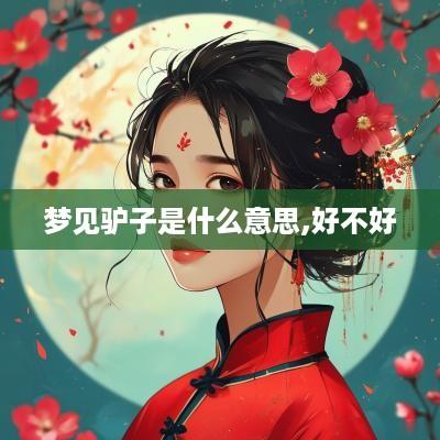 梦见驴子是什么意思,好不好