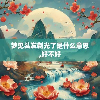 梦见头发剃光了是什么意思,好不好
