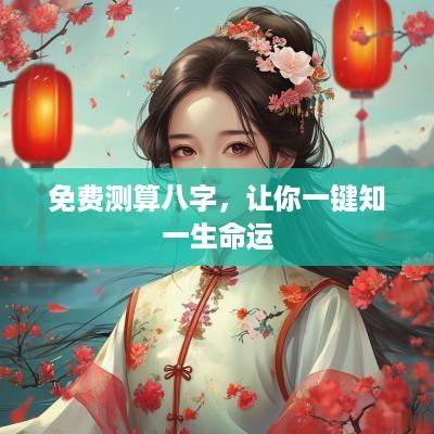 免费测算八字，让你一键知一生命运