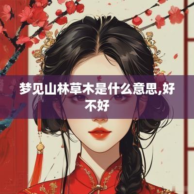 梦见山林草木是什么意思,好不好