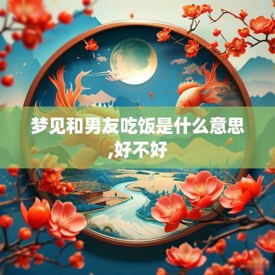 梦见和男友吃饭是什么意思,好不好