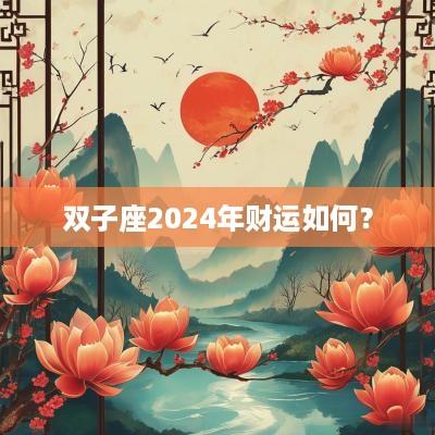 双子座2025年财运如何？