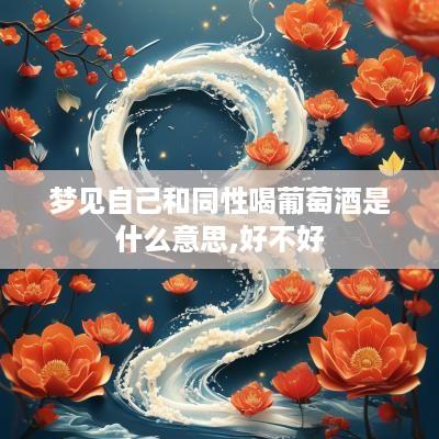 梦见自己和同性喝葡萄酒是什么意思,好不好