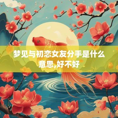 梦见与初恋女友分手是什么意思,好不好