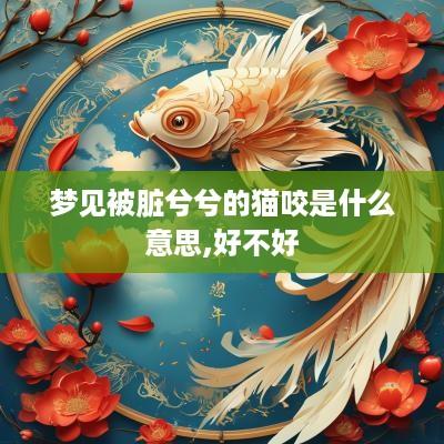 梦见被脏兮兮的猫咬是什么意思,好不好