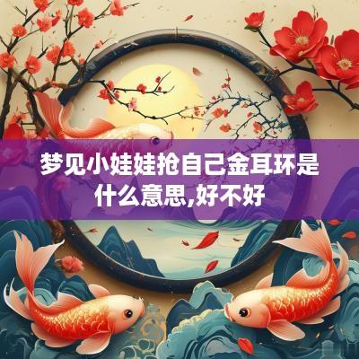 梦见小娃娃抢自己金耳环是什么意思,好不好