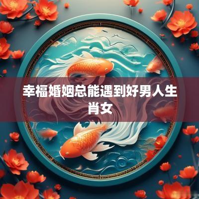 幸福婚姻总能遇到好男人生肖女