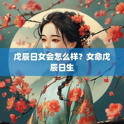 戊辰日女会怎么样？女命戊辰日生