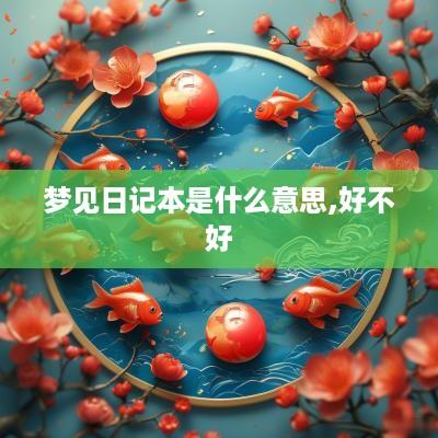 梦见日记本是什么意思,好不好